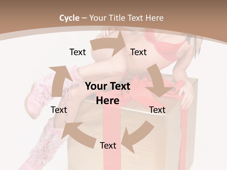 Santa Girl PowerPoint Template