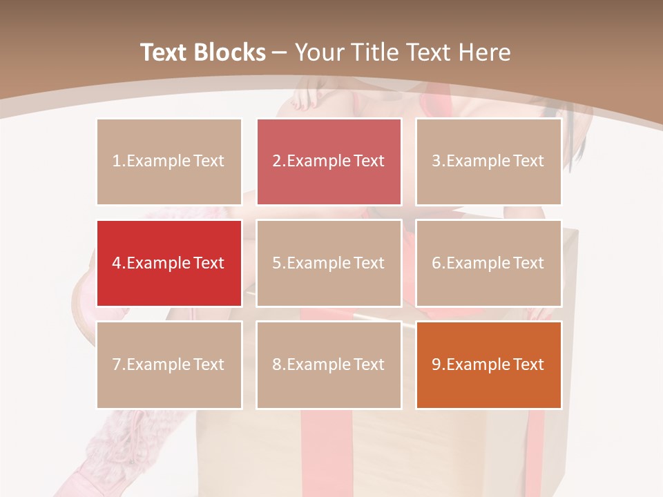 Santa Girl PowerPoint Template