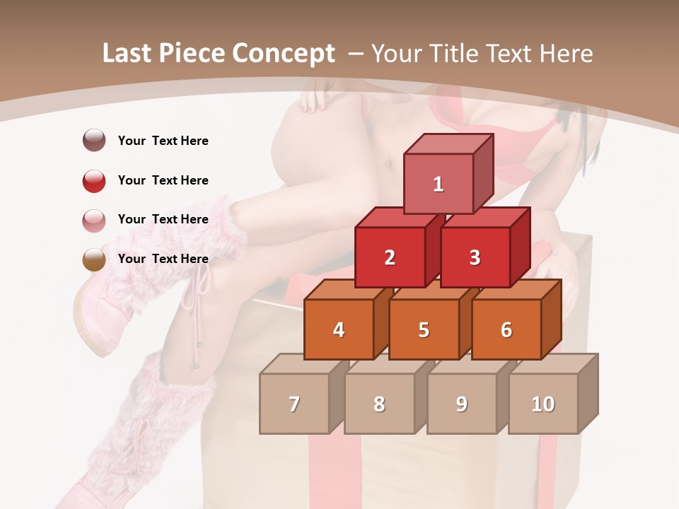 Santa Girl PowerPoint Template