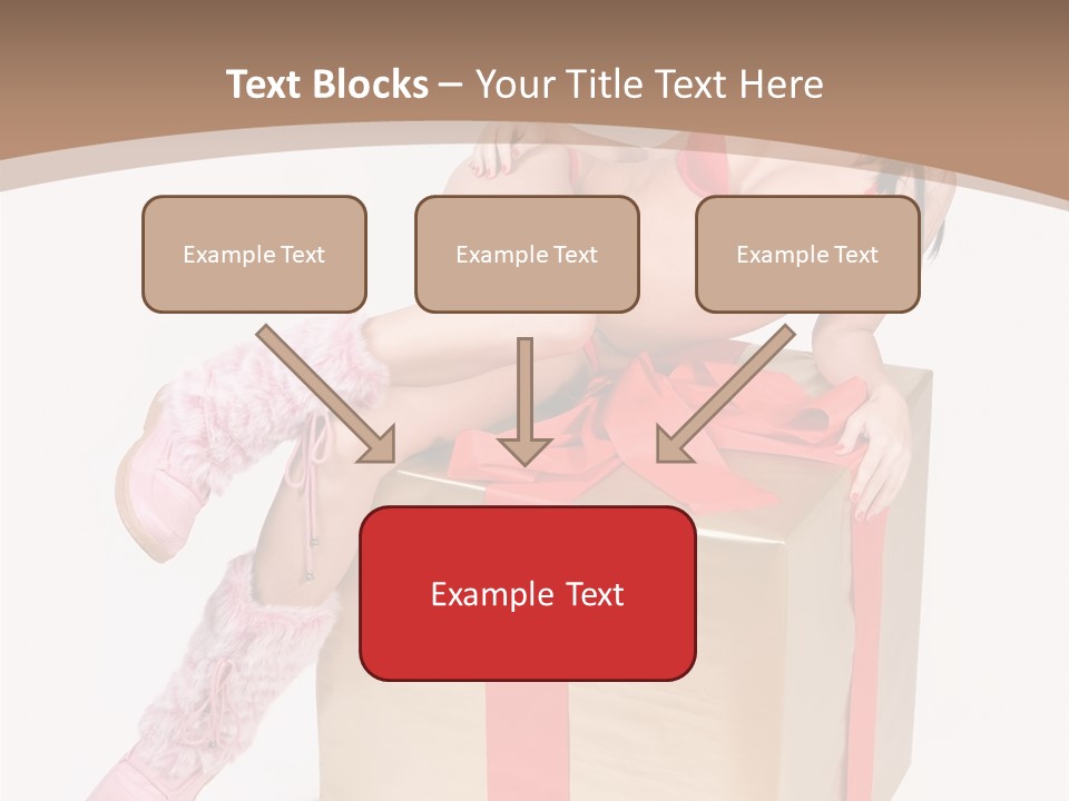 Santa Girl PowerPoint Template