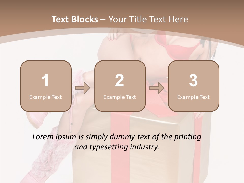 Santa Girl PowerPoint Template