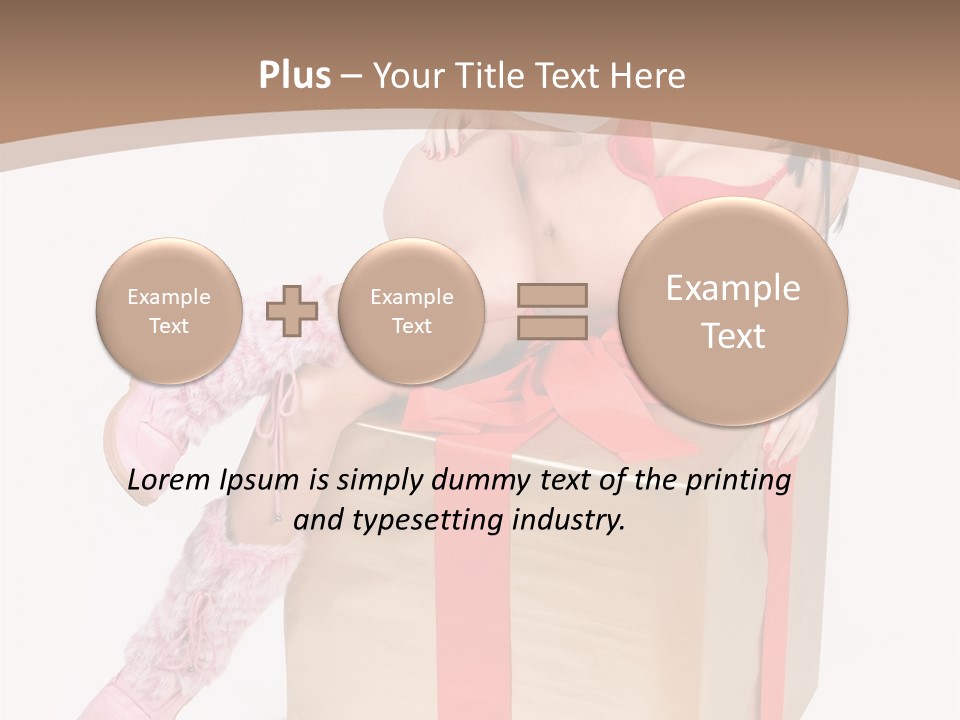 Santa Girl PowerPoint Template