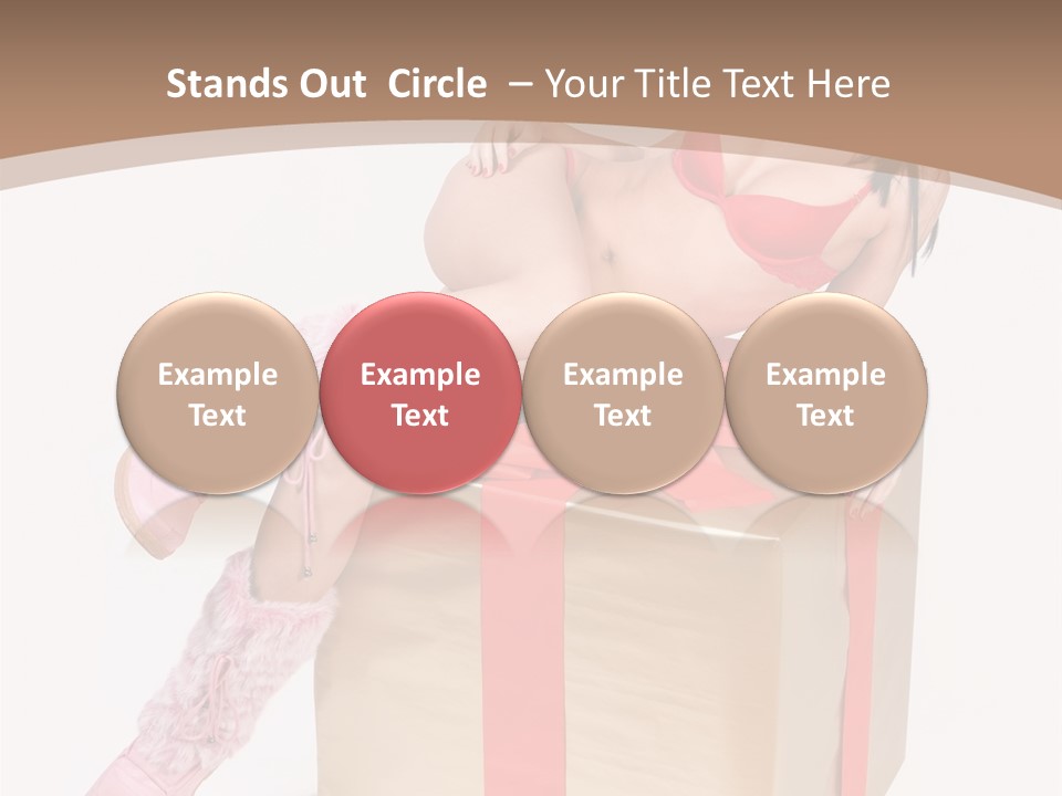 Santa Girl PowerPoint Template