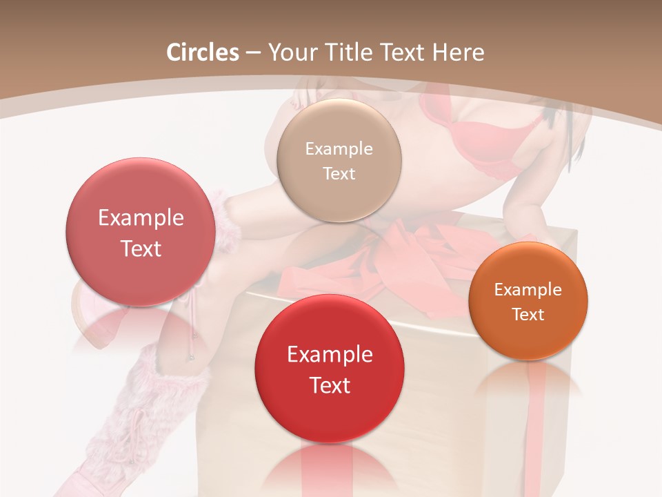 Santa Girl PowerPoint Template