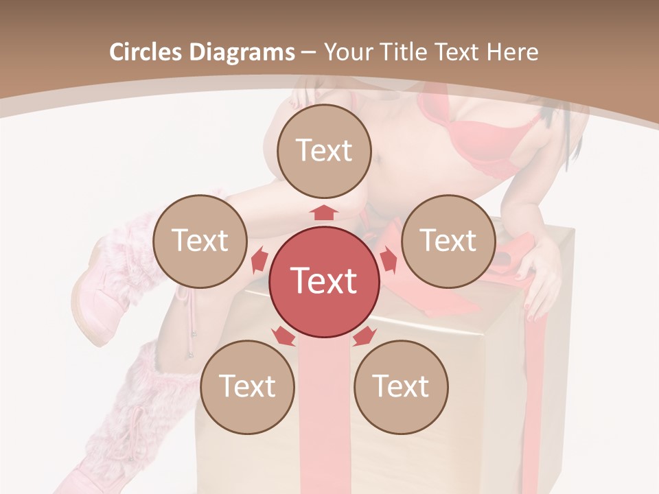 Santa Girl PowerPoint Template