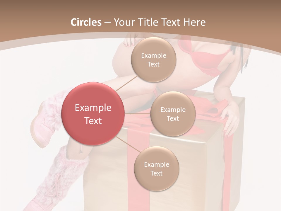 Santa Girl PowerPoint Template