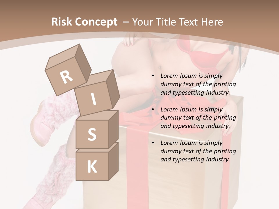 Santa Girl PowerPoint Template