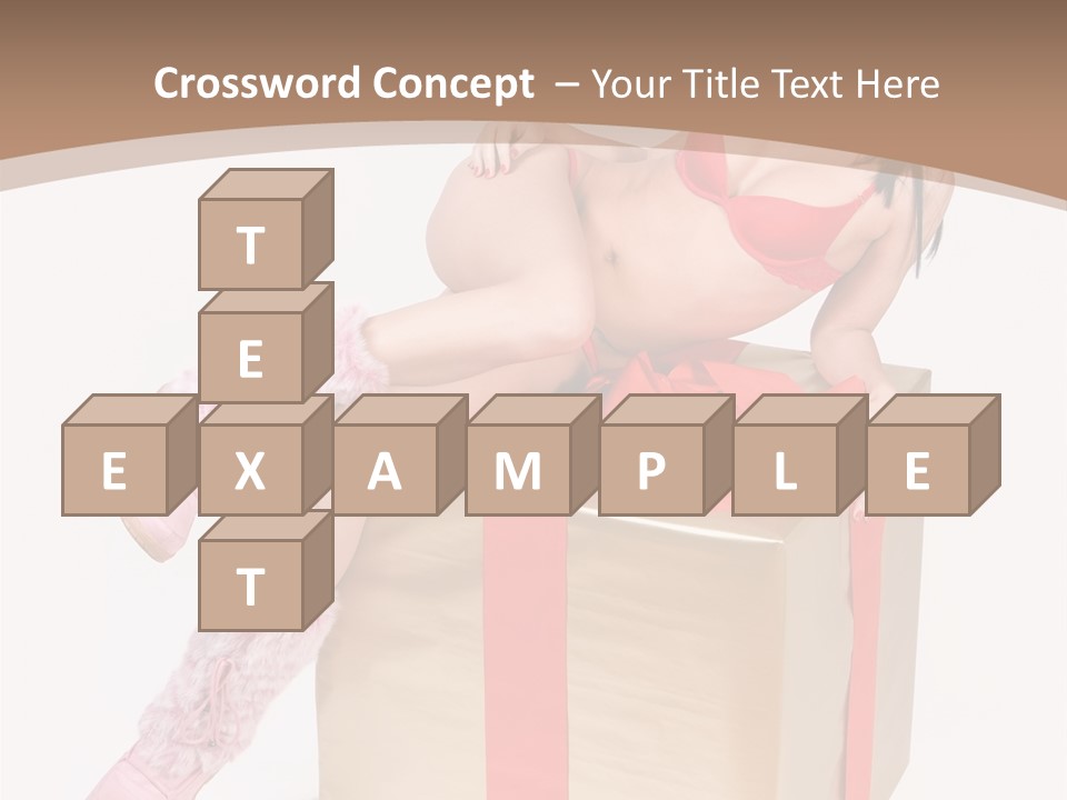 Santa Girl PowerPoint Template