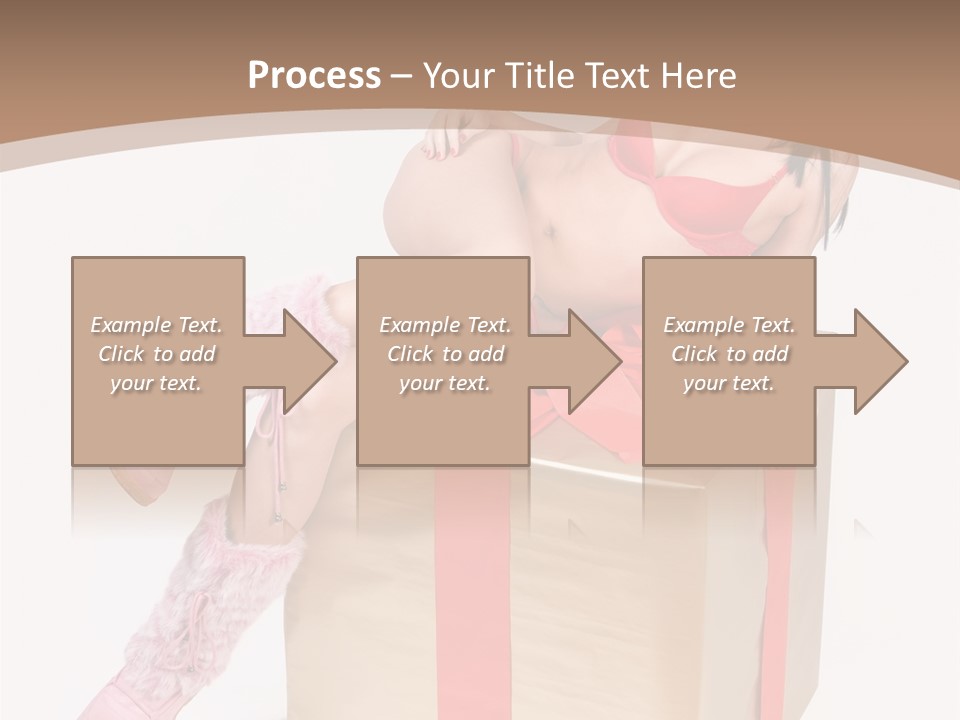 Santa Girl PowerPoint Template