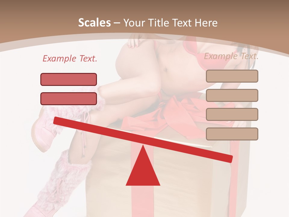 Santa Girl PowerPoint Template