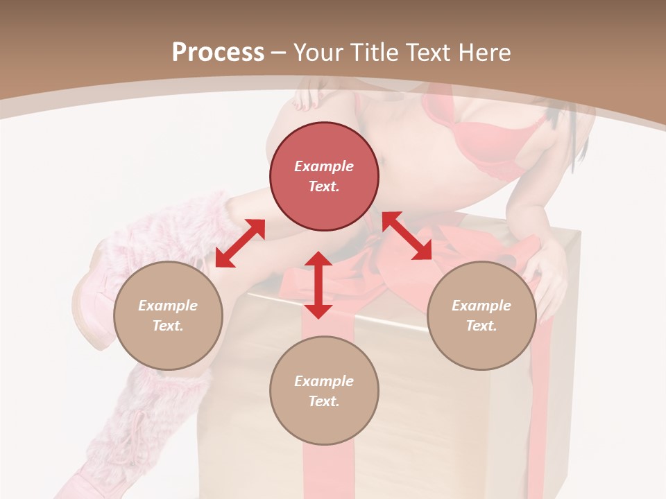 Santa Girl PowerPoint Template