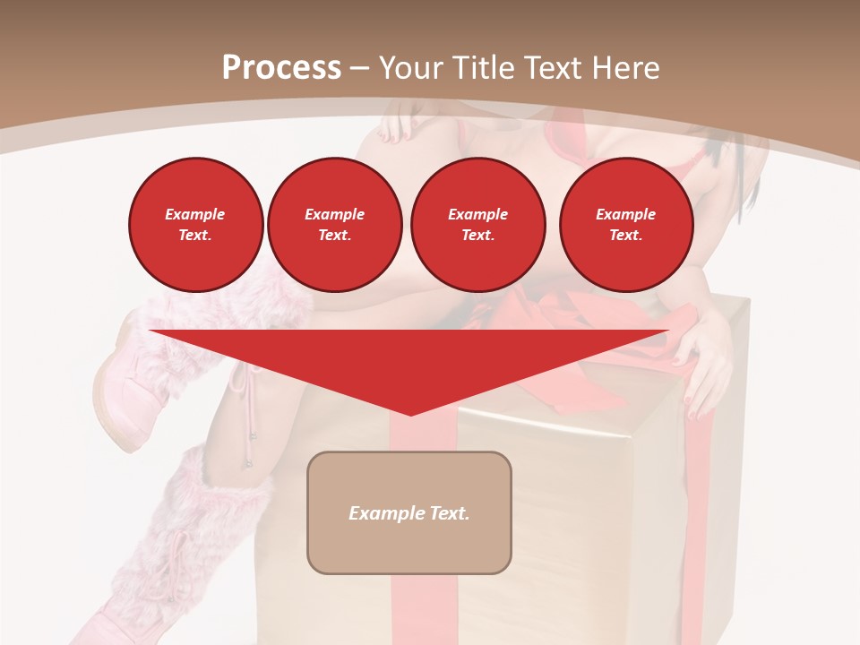 Santa Girl PowerPoint Template
