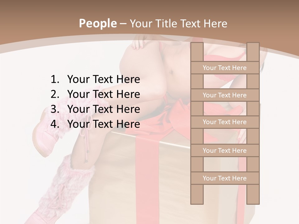 Santa Girl PowerPoint Template