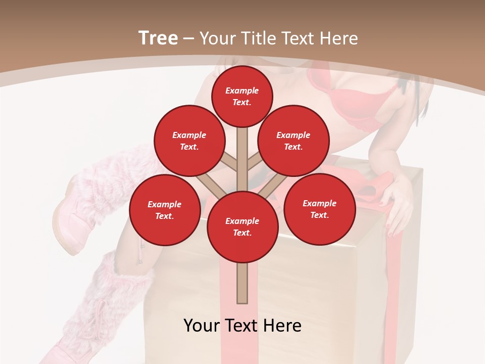 Santa Girl PowerPoint Template