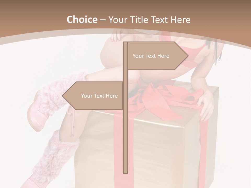 Santa Girl PowerPoint Template