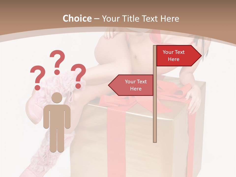 Santa Girl PowerPoint Template