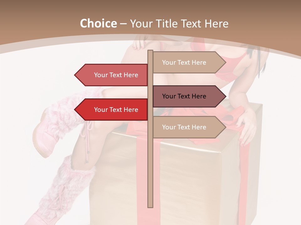 Santa Girl PowerPoint Template