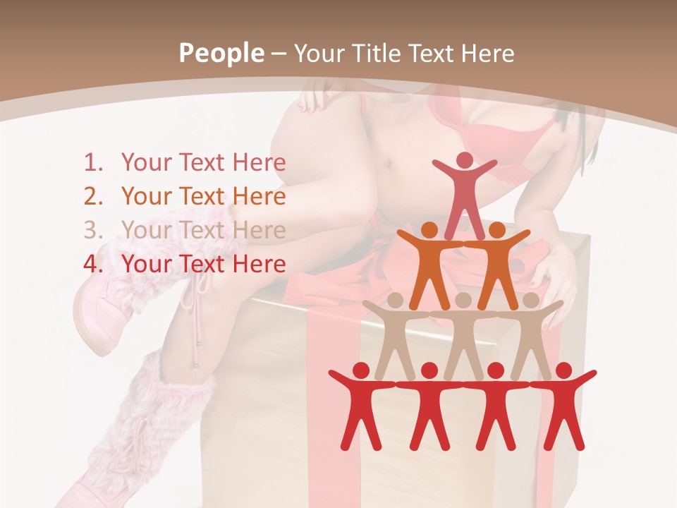 Santa Girl PowerPoint Template