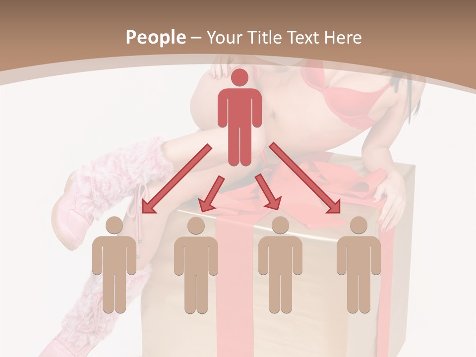 Santa Girl PowerPoint Template