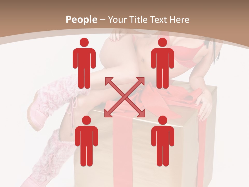 Santa Girl PowerPoint Template