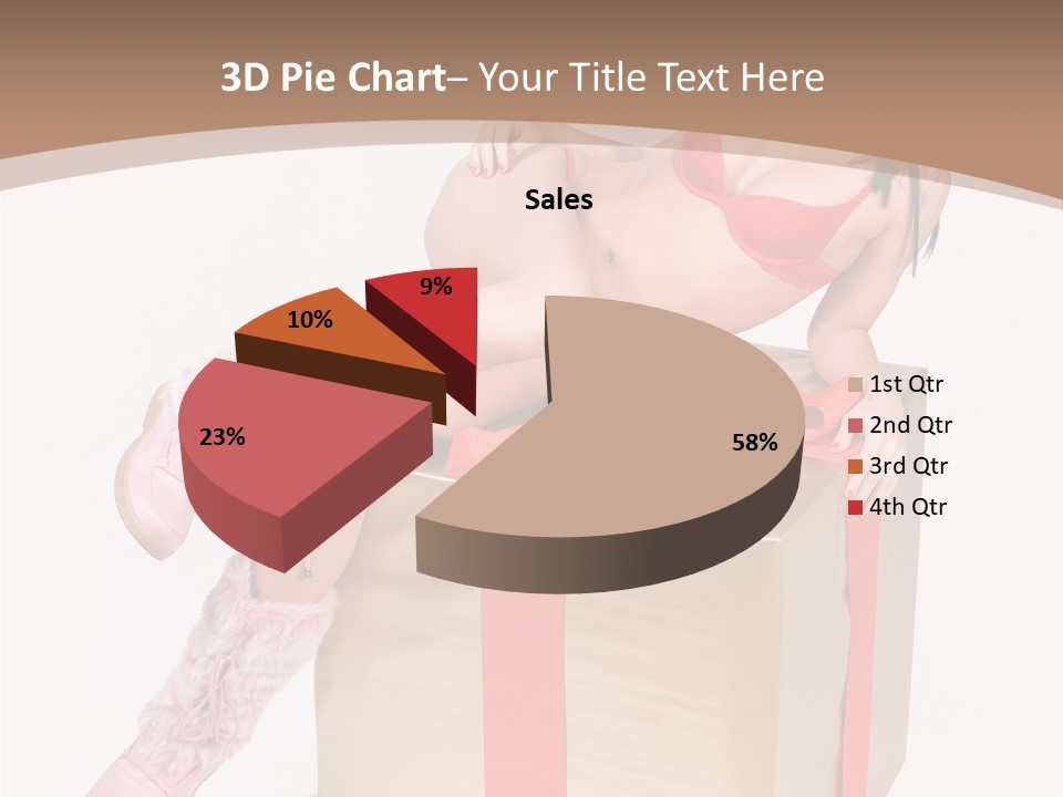 Santa Girl PowerPoint Template