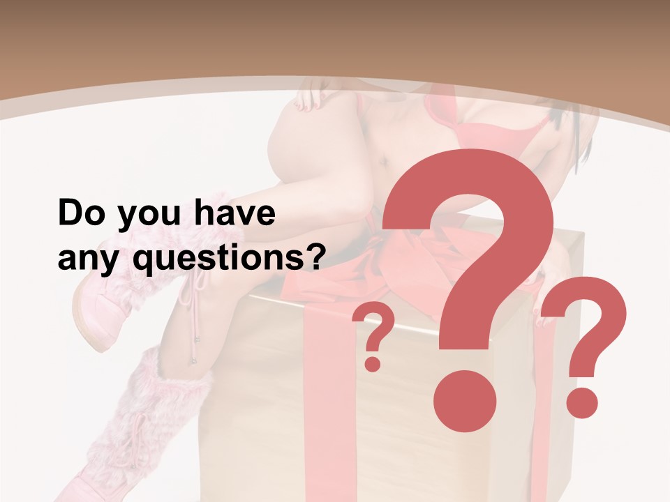 Santa Girl PowerPoint Template