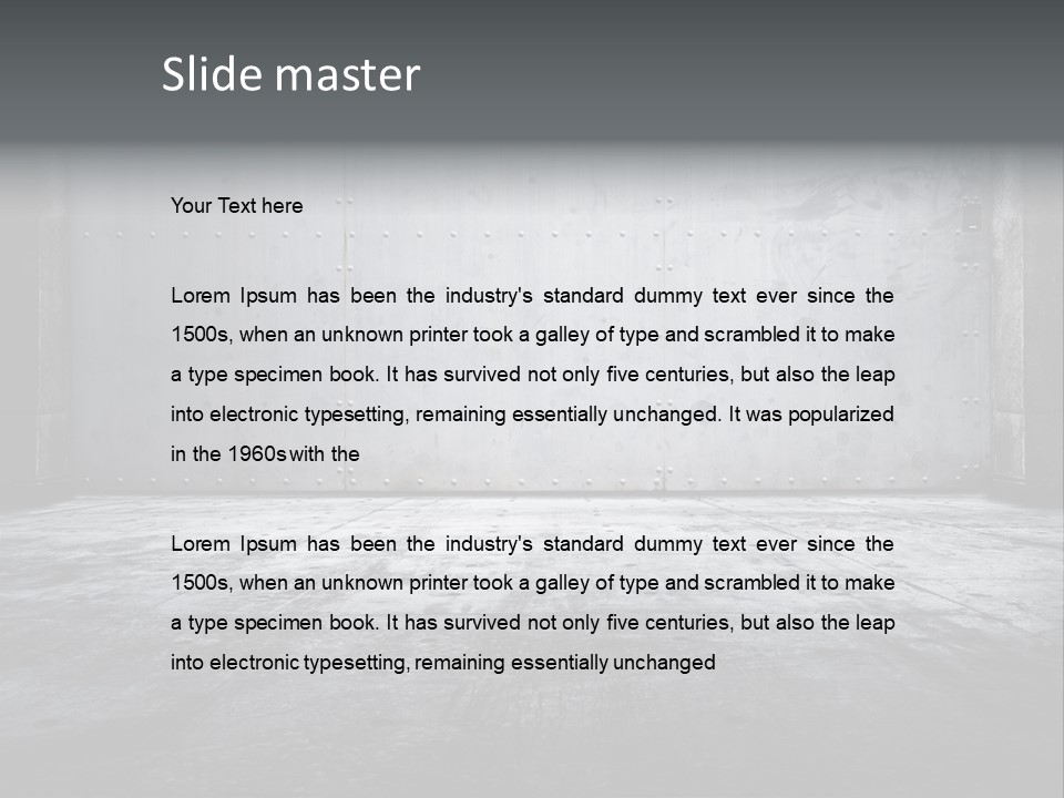 Grungy Wall PowerPoint Template