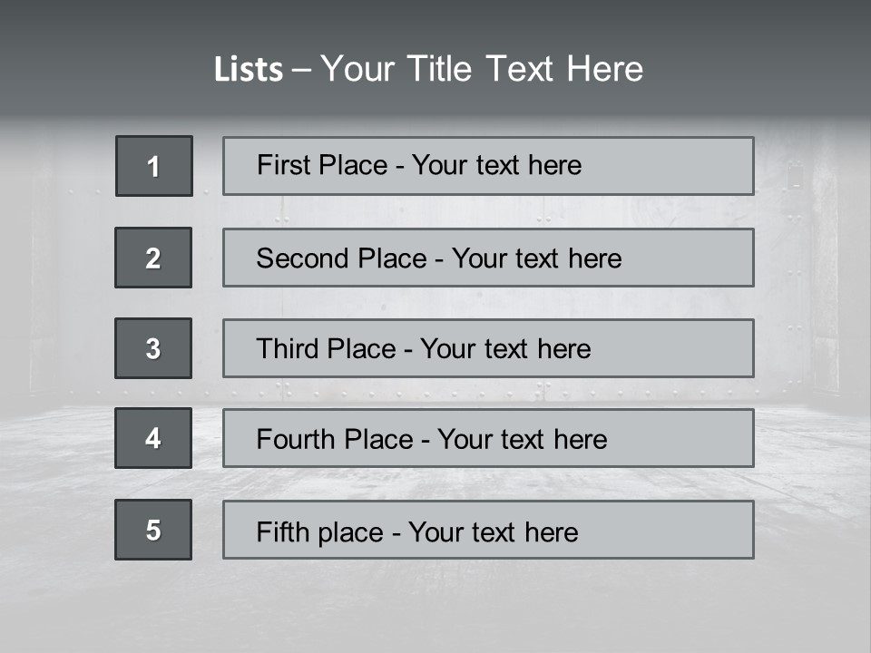 Grungy Wall PowerPoint Template