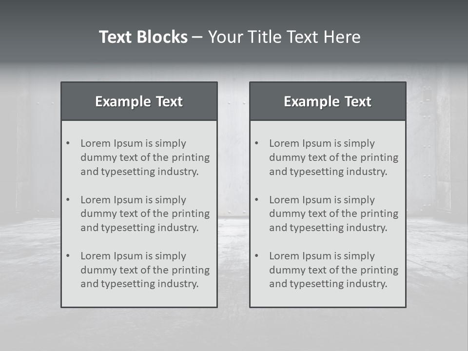 Grungy Wall PowerPoint Template