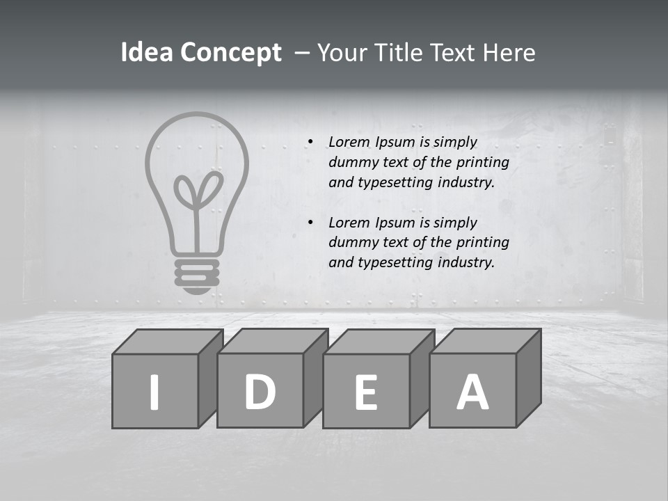 Grungy Wall PowerPoint Template