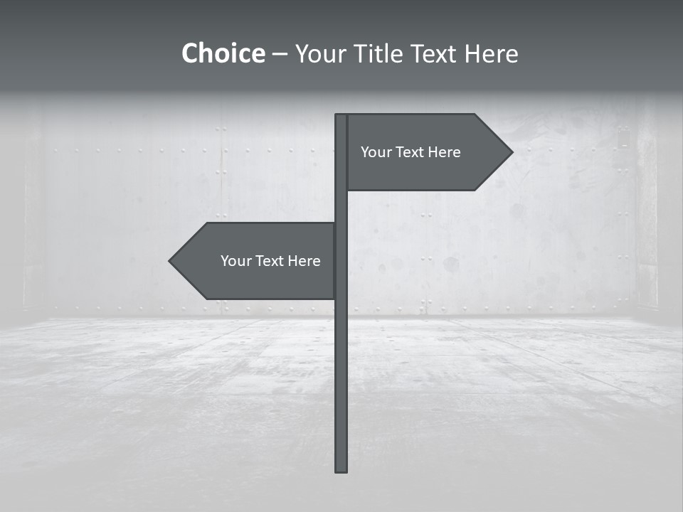 Grungy Wall PowerPoint Template