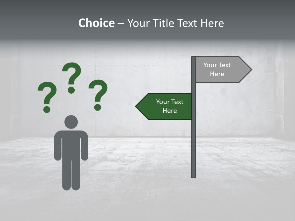 Grungy Wall PowerPoint Template