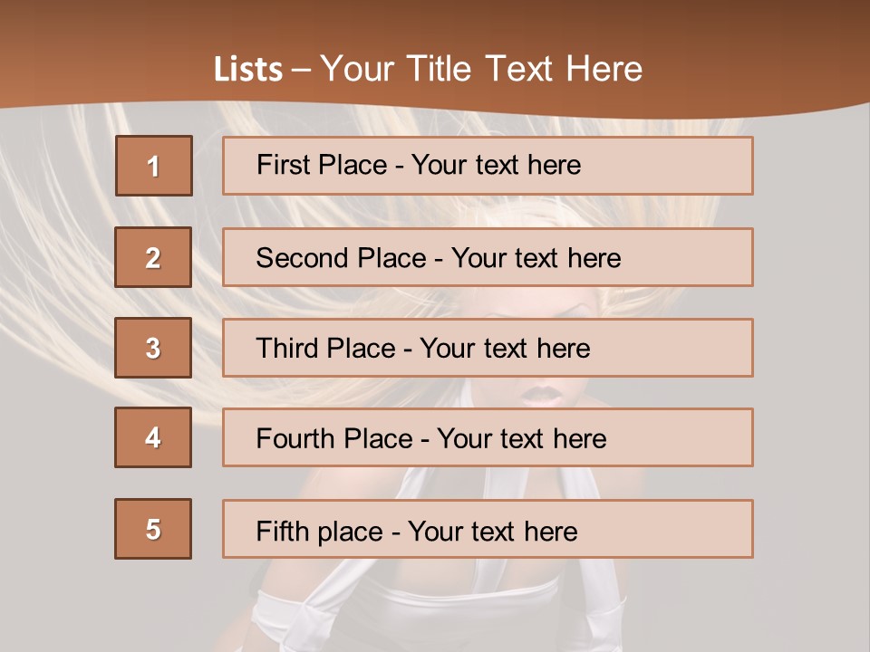 Music Babe Fun PowerPoint Template
