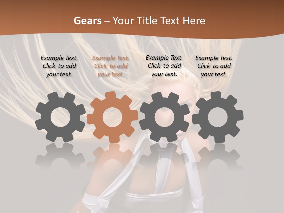 Music Babe Fun PowerPoint Template