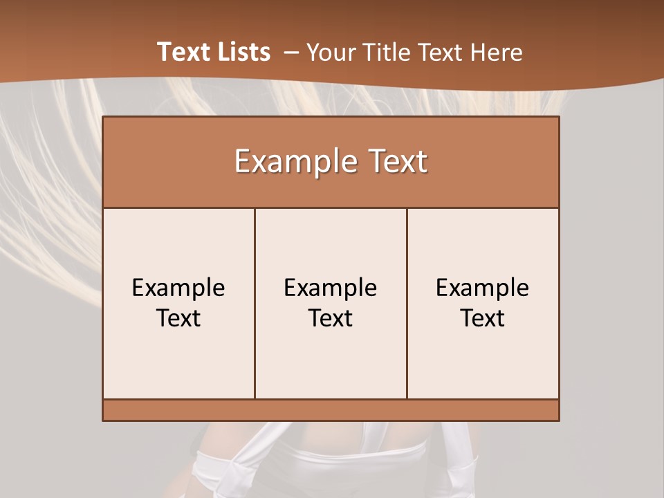 Music Babe Fun PowerPoint Template