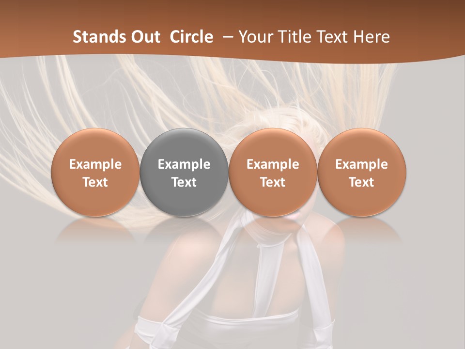 Music Babe Fun PowerPoint Template