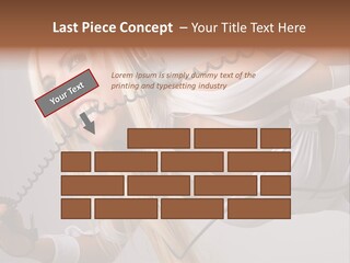 Girl Headphones PowerPoint Template