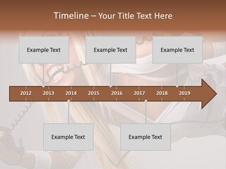 Girl Headphones PowerPoint Template