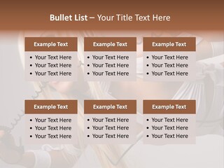 Girl Headphones PowerPoint Template
