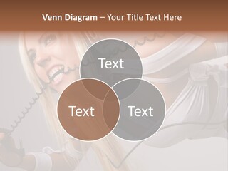 Girl Headphones PowerPoint Template
