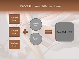 Girl Headphones PowerPoint Template