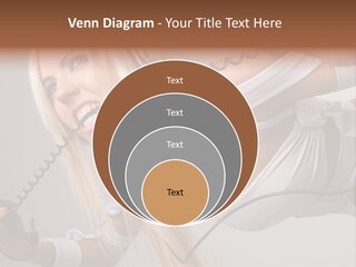 Girl Headphones PowerPoint Template