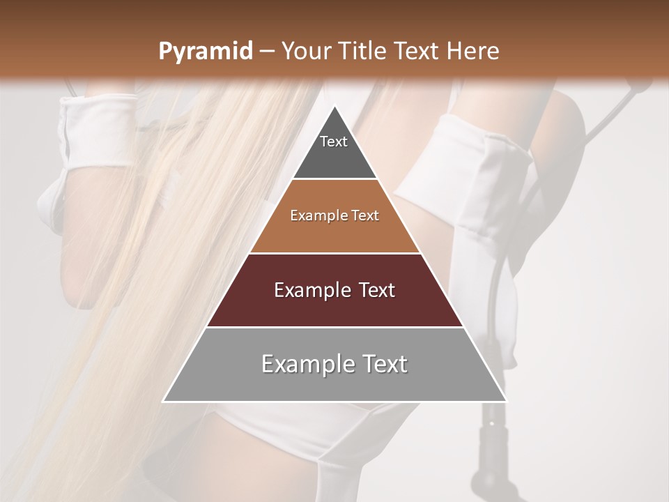 Model Headphones PowerPoint Template