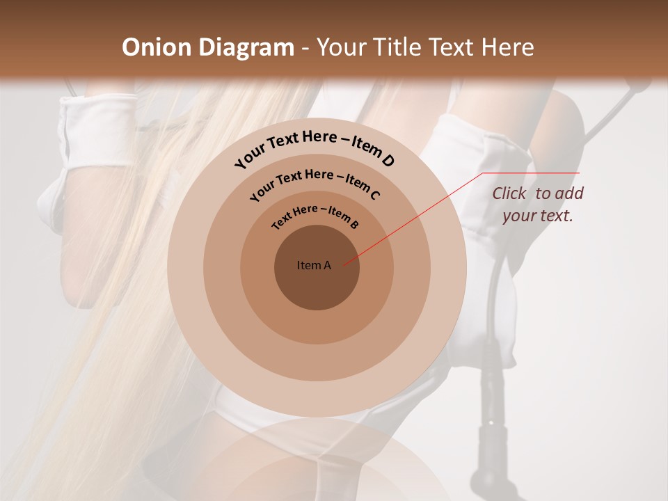 Model Headphones PowerPoint Template