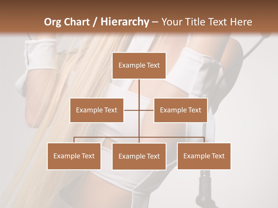 Model Headphones PowerPoint Template