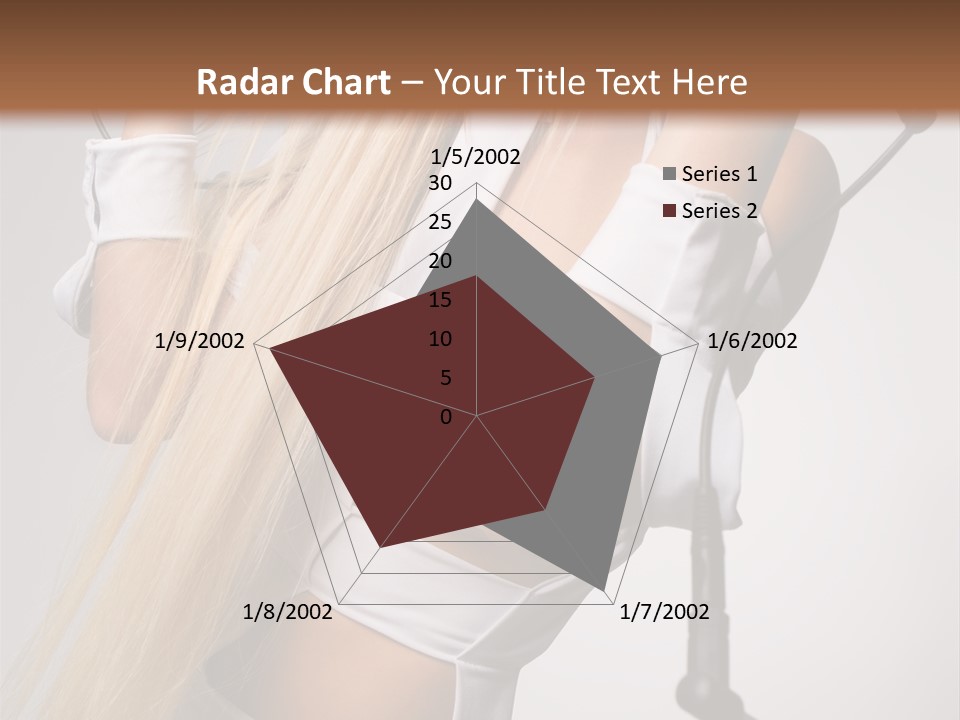 Model Headphones PowerPoint Template