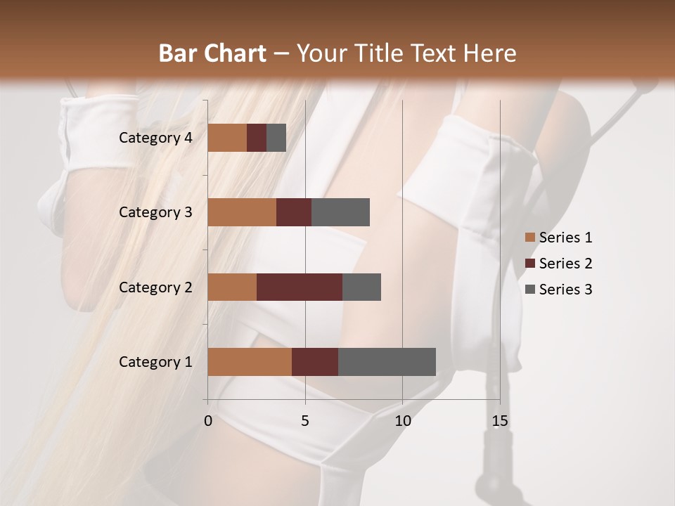 Model Headphones PowerPoint Template