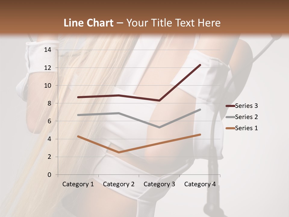 Model Headphones PowerPoint Template