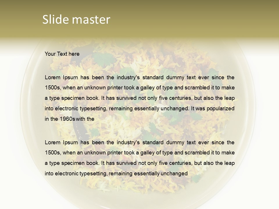 Cooking Tasty Asian PowerPoint Template