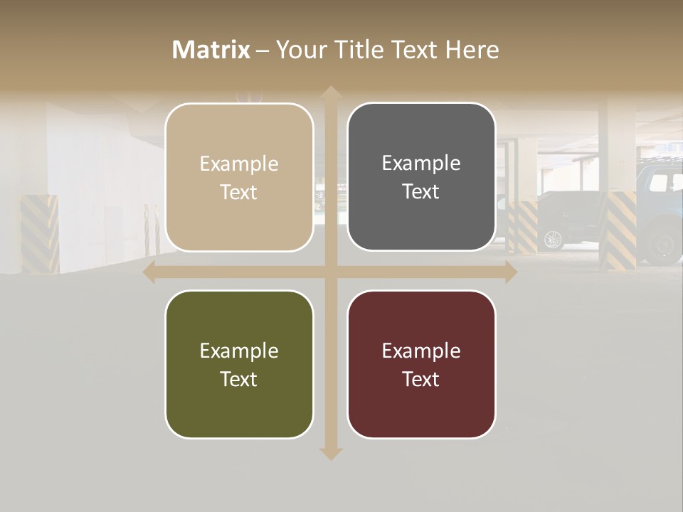 Underground Vehicle Objects PowerPoint Template